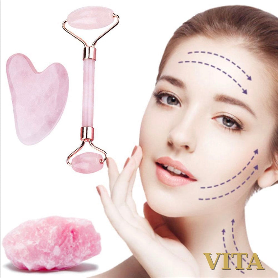 VITA Gua Sha Roller Set — Face Lift & Skin Rejuvenation